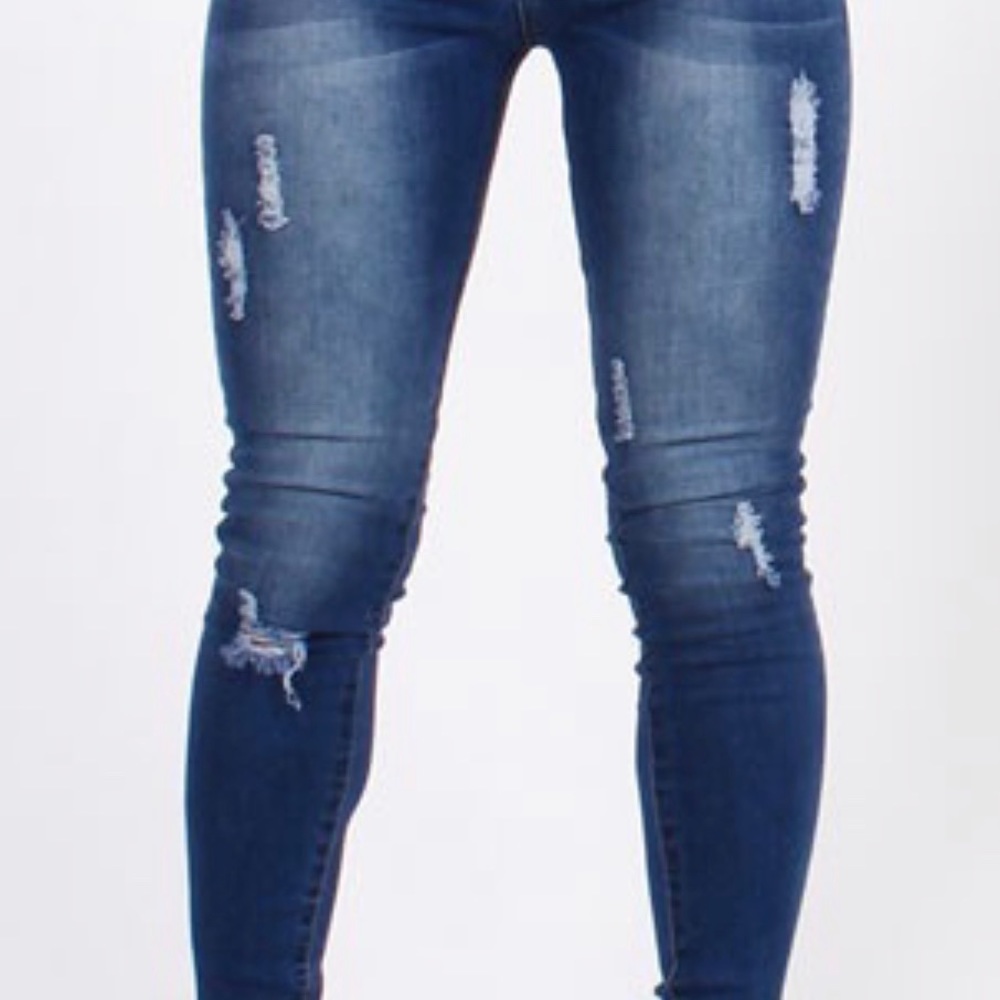 🦋Red Fox Plus Size High Waist Skinny Jeans💥NWT💥 - Picture 3 of 5